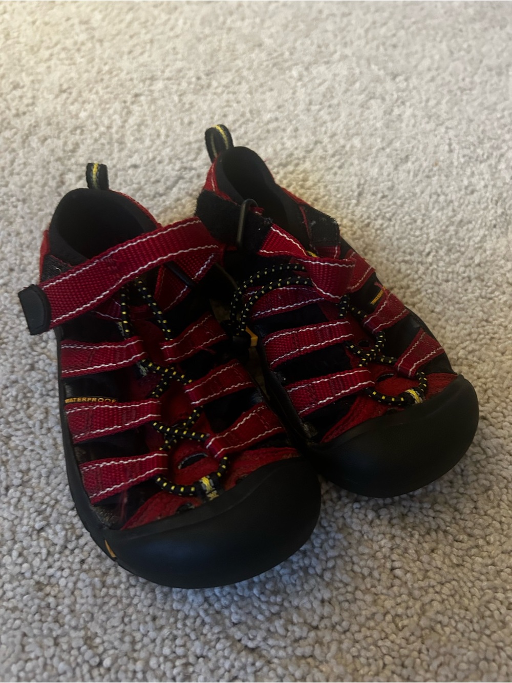 Keen Kids Waterproof Red Outdoor Sandal Shoes